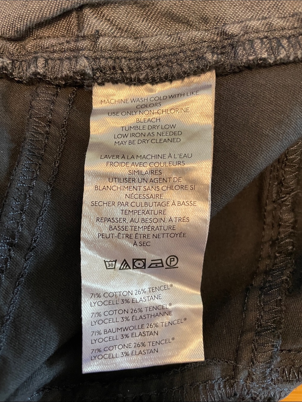 Anthropologie Pilcro Izzie Relaxed Poplin Pull-On Barrel Pants Size 1X Cropped - Picture 10 of 13